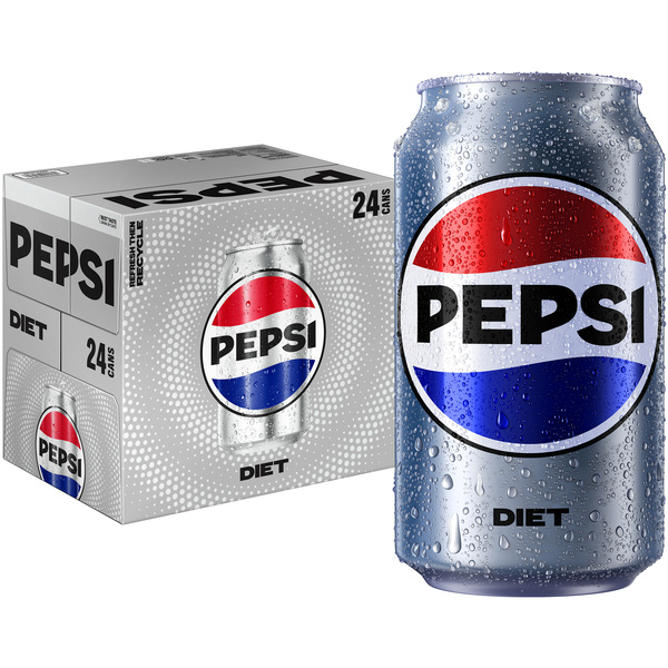 Pepsi Diet Soda Cola 12 Fl Oz, 24 Count | Hy-Vee Aisles Online