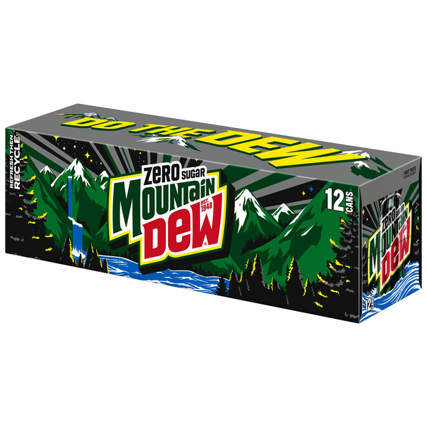 Mountain Dew Zero Sugar Soda Citrus 12 Fl Oz, 12 Count | Hy-Vee
