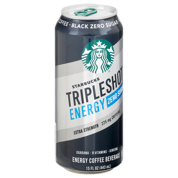 Starbucks TripleShot Energy Zero Sugar Extra Strength Black Energy