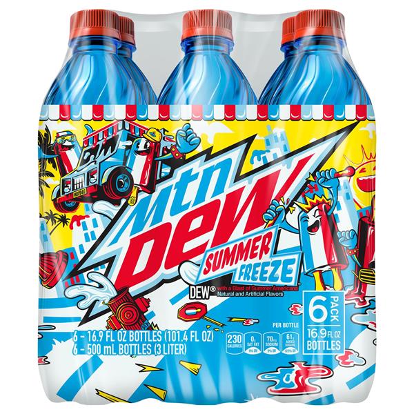 Mountain Dew Summer Freeze 6 Pack Bottles | Hy-Vee Aisles Online
