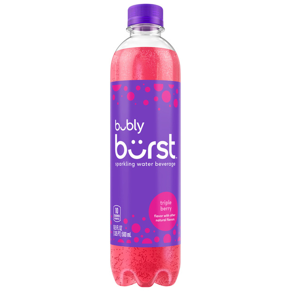 Bubly Burst Sparkling Water Beverage, Triple Berry | Hy-Vee Aisles