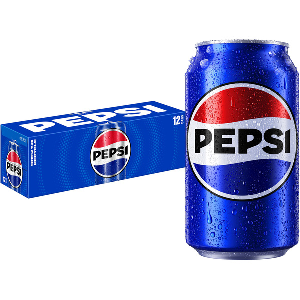 Pepsi Soda Cola 12 Fl Oz X 12 Count | Hy-Vee Aisles Online Grocery