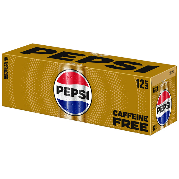Pepsi Caffeine Free Soda Cola 12 Fl Oz, 12 Count Cans | Hy-Vee