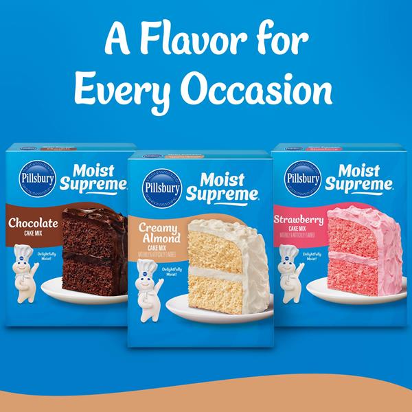 こんぶ　スライスケーキ3 クッキークリーミーブロッサム1 ドリアン1 Pillsbury Creamy Almond Cake Mix | Hy-Vee Aisles Online Grocery