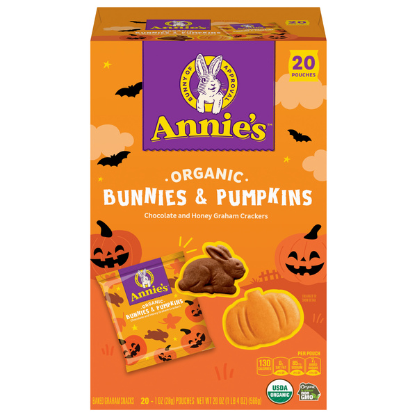 Annie's Organic Bunnies & Pumpkins Chocolate And Honey Graham