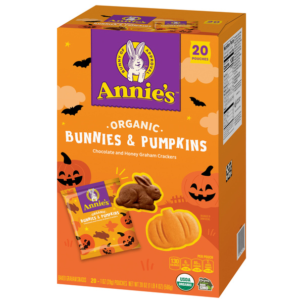 Annie's Organic Bunnies & Pumpkins Chocolate And Honey Graham