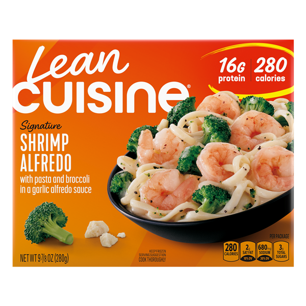 Lean Cuisine Shrimp Alfredo, Frozen Meals, Frozen Lunch, Shrimp