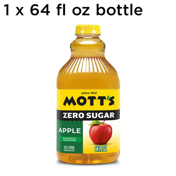 Juice=Juice バーイベ③ Mott's Zero Sugar Apple Juice Drink, 64 fl oz bottle | Hy-Vee