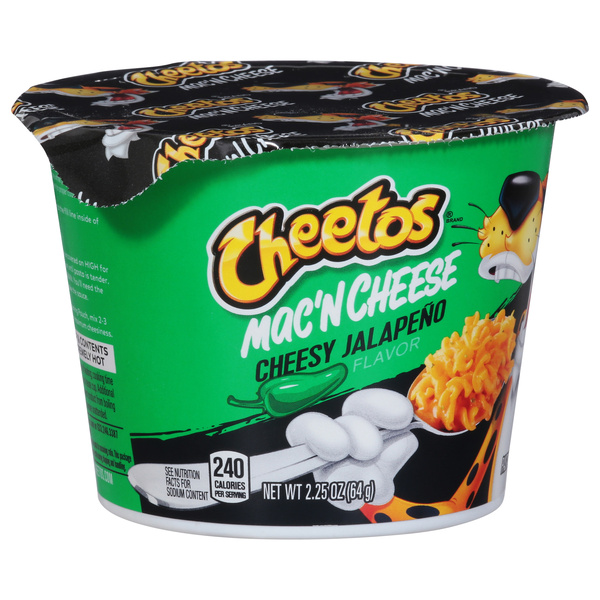 Cheetos Mac'N Cheese Pasta With Flavored Sauce Cheesy Jalapeno