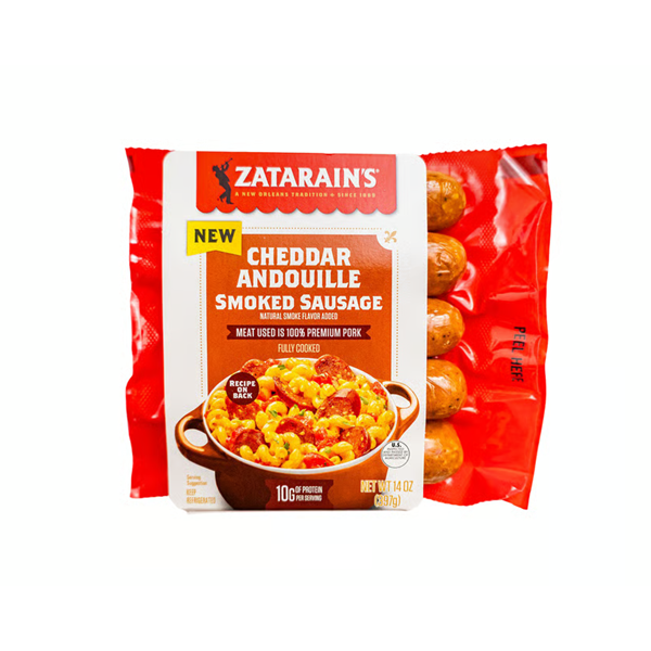 Zatarain's Cheddar Andouille Smoked Sausage | Hy-Vee Aisles Online