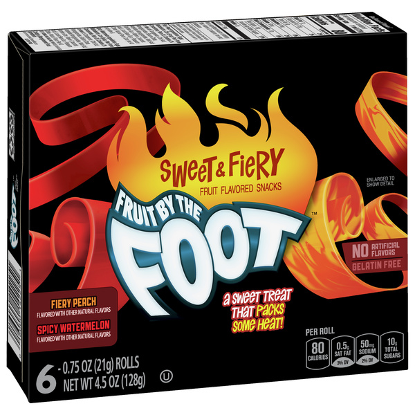 Betty Crocker Fruit by the Foot Sweet and Fiery Fruit Flavored