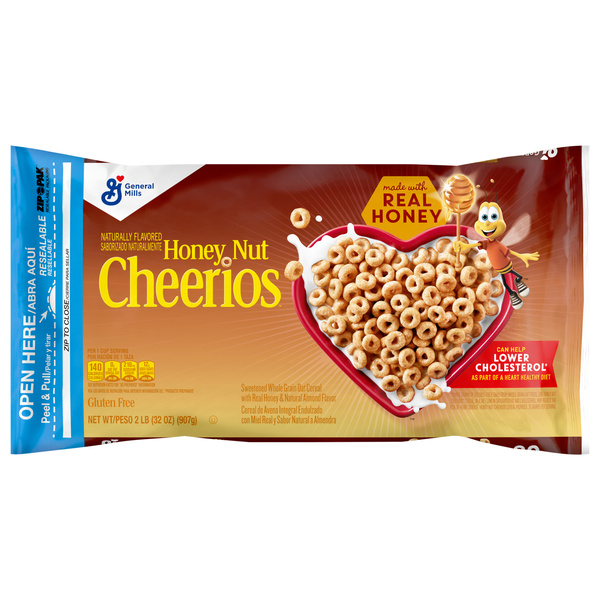 General Mills Honey Nut Cheerios, Gluten Free | Hy-Vee Aisles