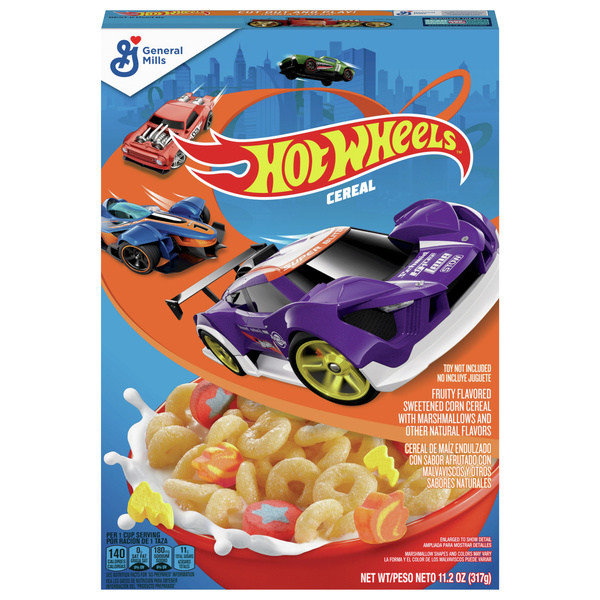 Hot Wheels General Mills （全5点） General Mills Hot Wheels Cereal | Hy-Vee Aisles Online Grocery