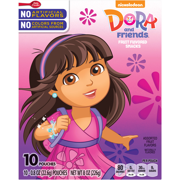 Betty Crocker Dora and Friends Fruit Flavored Snacks 10-.8oz