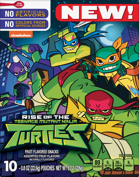 Betty Crocker Teenage Mutant Ninja Turtles Fruit Flavored Snacks