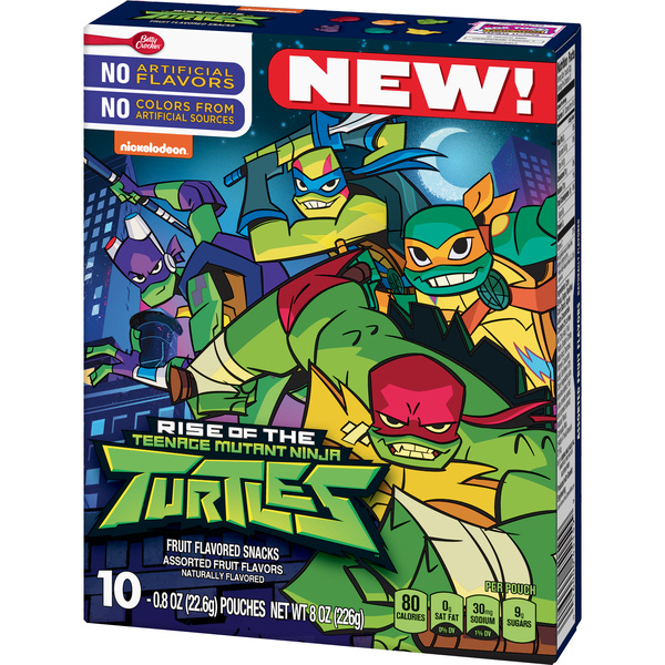 Betty Crocker Teenage Mutant Ninja Turtles Fruit Flavored Snacks