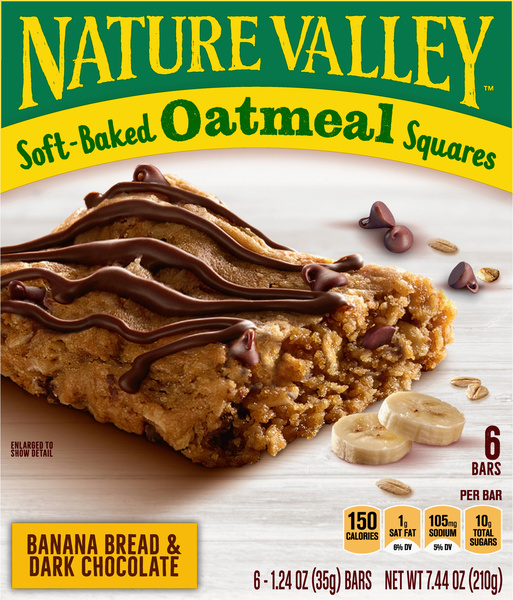 Nature Valley Banana Bread & Dark Chocolate Soft-Baked Oatmeal