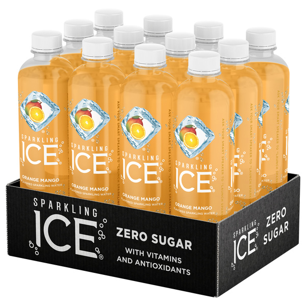 Sparkling Ice, Orange Mango Flavored Sparkling Water, Zero Sugar