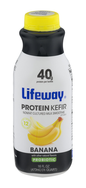 Lifeway Protein Kefir Nonfat Cultured Milk Smoothie Probiotic Banana