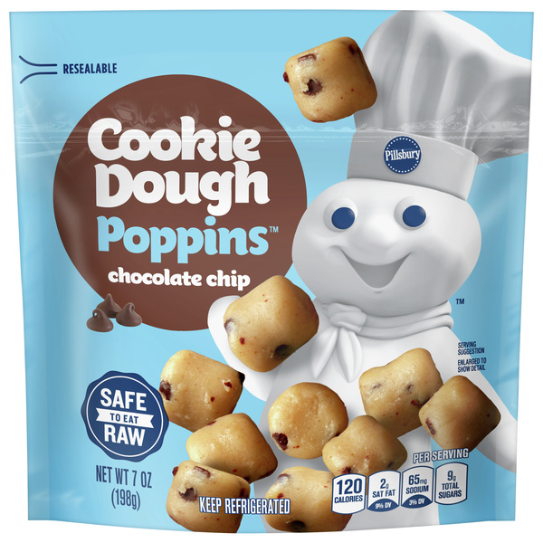 Pillsbury Cookie Dough Poppins, Chocolate Chip | Hy-Vee Aisles