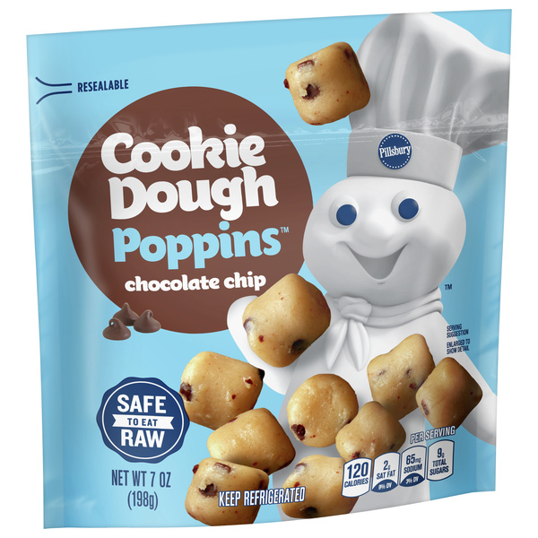 Pillsbury Cookie Dough Poppins, Chocolate Chip | Hy-Vee Aisles