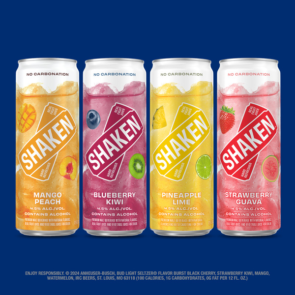 Shaken Premium Malt Beverage, Assorted, Variety Pack, 12Pk | Hy