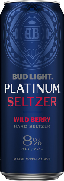 Bud Light Platinum Seltzer Wild Berry Hard Seltzer 25 oz | Hy-Vee