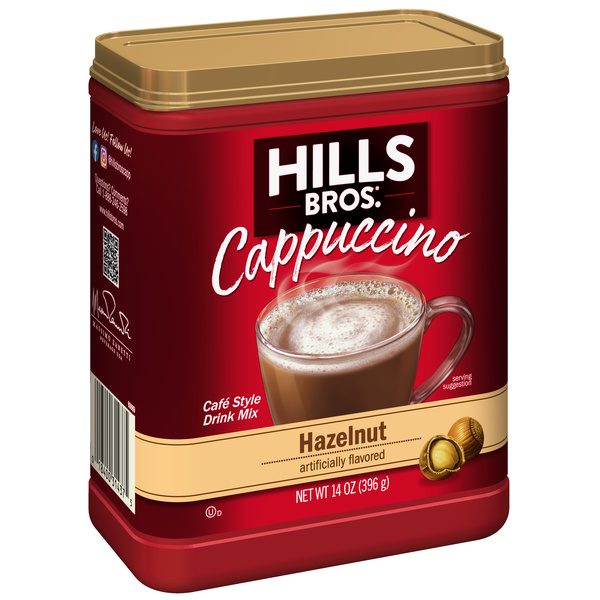 ミルクページ Hills Bros Hazelnut Cappuccino Drink Mix | Hy-Vee Aisles Online