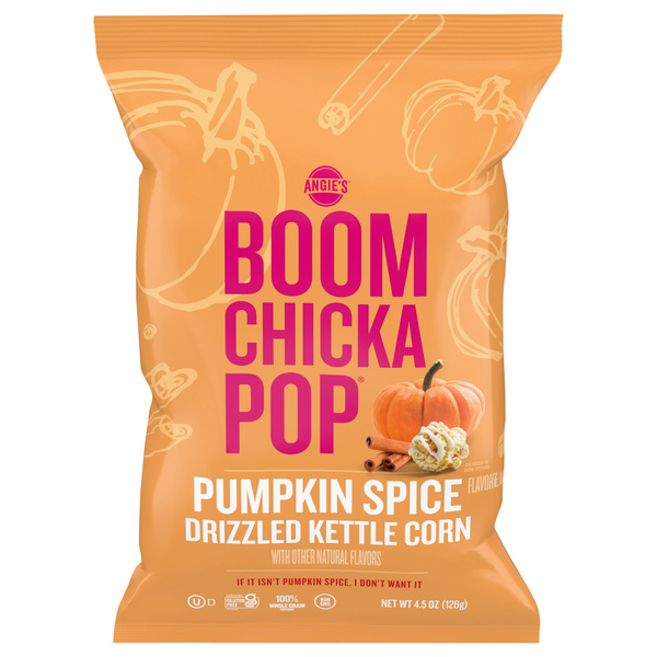 Angie's Boomchickapop Pumpkin Spice Drizzled Kettle Corn | Hy-Vee