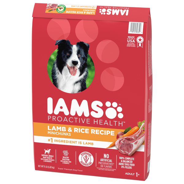 IAMS Proactive Health Adult 1+ Proactive 5 Minichunks Lamb & Rice