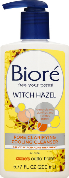 Biore Witch Hazel Pore Clarifying Cooling Cleanser | Hy-Vee Aisles