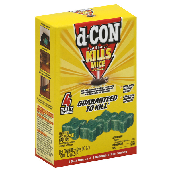d-CON Refillable Bait Station Mouse Trap Kit | Hy-Vee Aisles