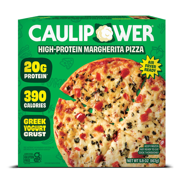 Caulipower Gluten Free Protein Single Serve Margherita Pizza, 5.9