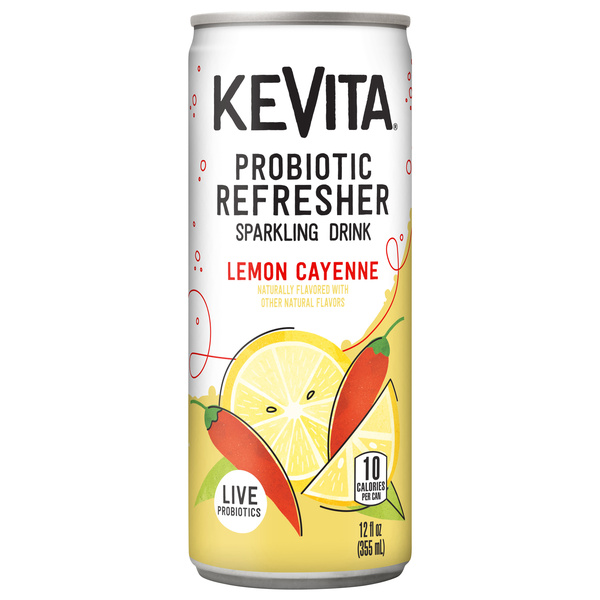 KeVita Probiotic Refresher, Lemon Cayenne Sparkling Drink | Hy-Vee
