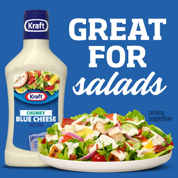 bottled blue cheese dressing Kraft Chunky a dressing for salad fathers day BCBG Max Azria Black Size:Y/XL (14)