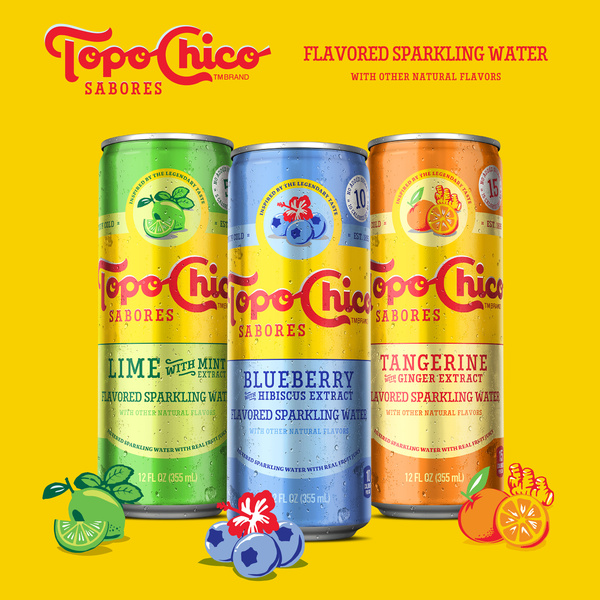 Topo Chico Sabores Blueberry With Hibiscus Extract Cans 8Pk | Hy
