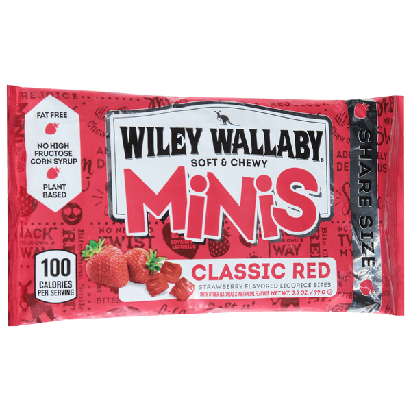 Wiley Wallaby Minis, Classic Red, Share Size | Hy-Vee Aisles