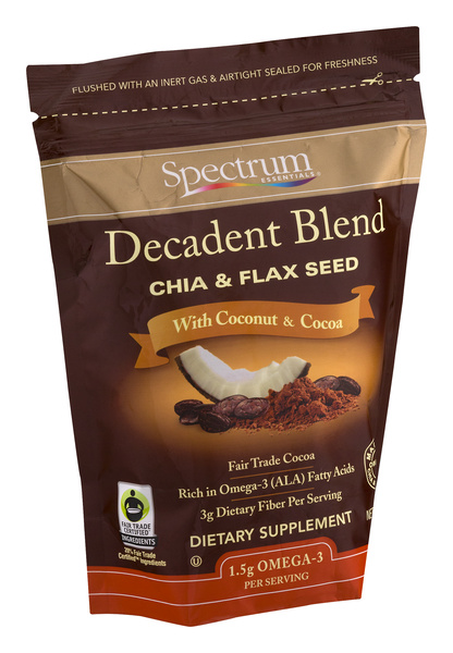 Spectrum Essentials Decadent Blend Chia & Flax Seed with Coconut