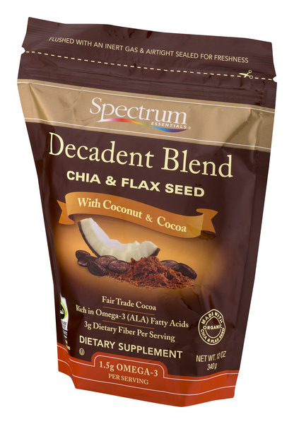 flaxseed０７２５ Spectrum Essentials Decadent Blend Chia & Flax Seed with Coconut