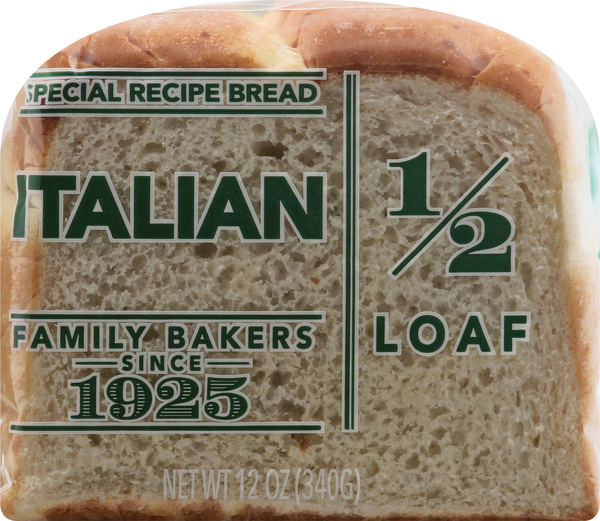 Lewis Bake Shop 1/2 Loaf Italian Bread 12 oz. Bag | Hy-Vee Aisles