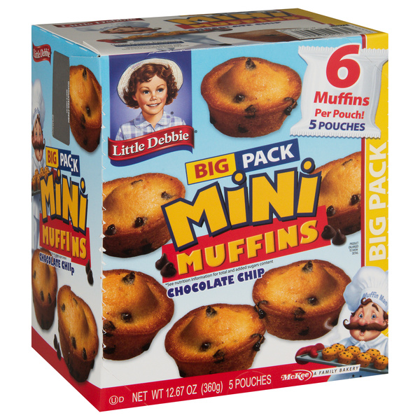Little Debbie Big Pack Mini Muffins, Chocolate Chip, 5Ct | Hy-Vee