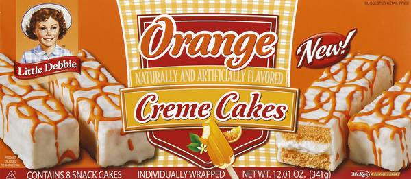 Lil Debbie Iced Orange Creme Cakes 8Ct | Hy-Vee Aisles Online