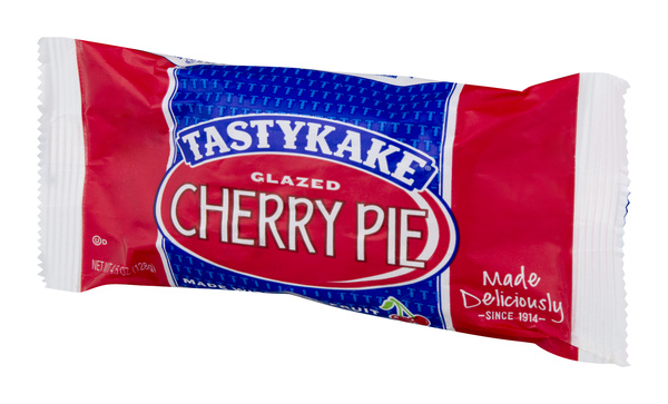 Tastykake Glazed Cherry Pie, Individually Wrapped Snack Pie, Fruit