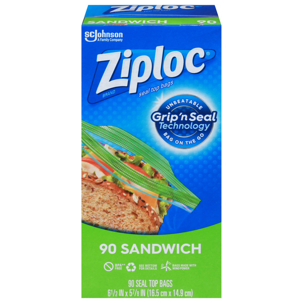 Ziploc Sandwich Storage Bags | Hy-Vee Aisles Online Grocery Shopping