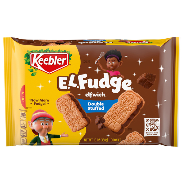 Keebler E.L. Fudge Double Stuffed Elfwich Cookies | Hy-Vee Aisles