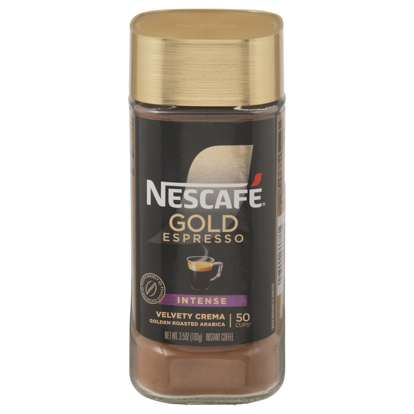 Nescafe Gold Espresso Intense, Instant Coffee | Hy-Vee Aisles