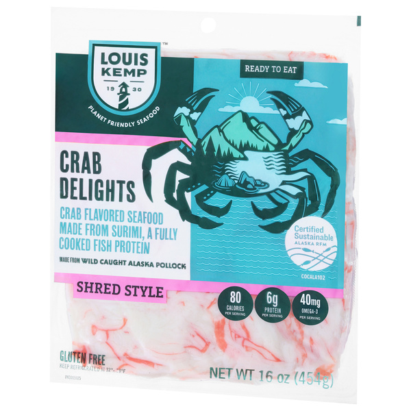 Louis Kemp Crab Delights, Shred Style, Ready to Eat | Hy-Vee