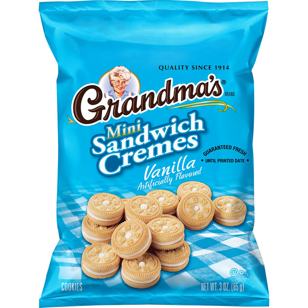 Grandma's Vanilla Mini Sandwich Cremes Cookies | Hy-Vee Aisles