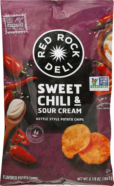 Red Rock Deli Kettle Style Sweet Chili & Sour Cream Flavor Potato