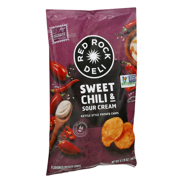 Red Rock Deli Kettle Style Sweet Chili & Sour Cream Flavor Potato